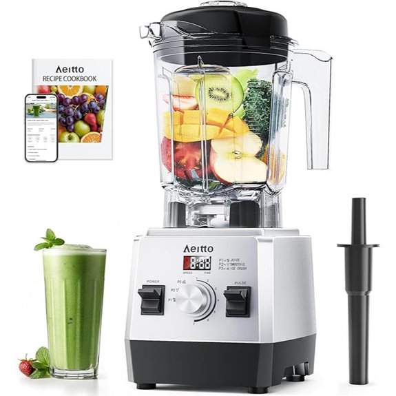 high capacity silver blender