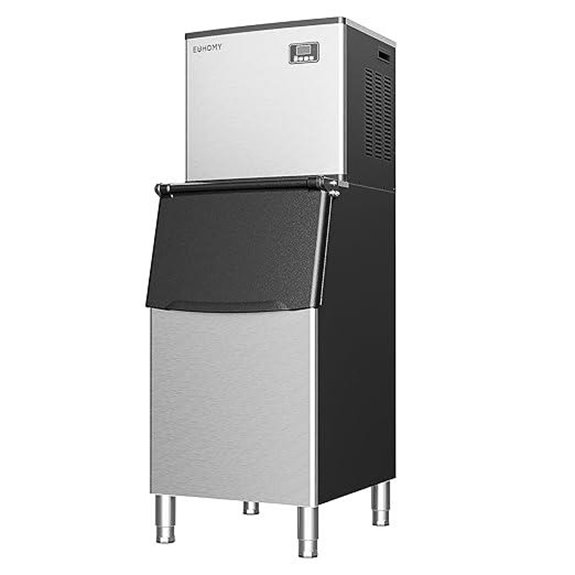 high capacity stainless ice maker