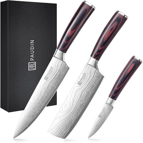 high carbon stainless knives