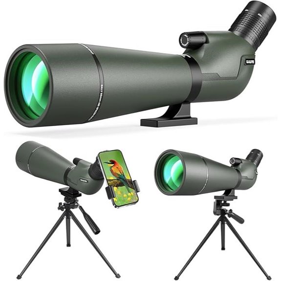 25-75x85 Spotting Scope with Tripod and Phone Adapter
