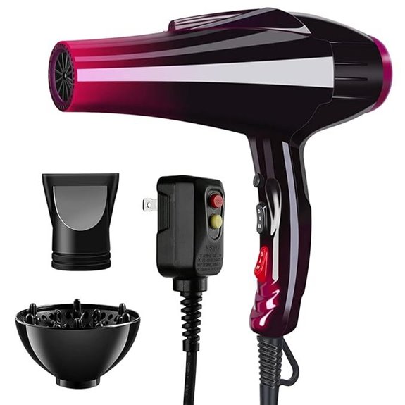 high power infrared hair dryer