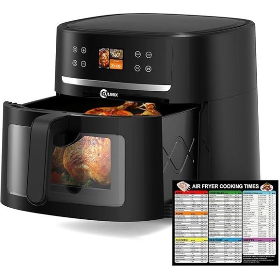 high power touchscreen air fryer
