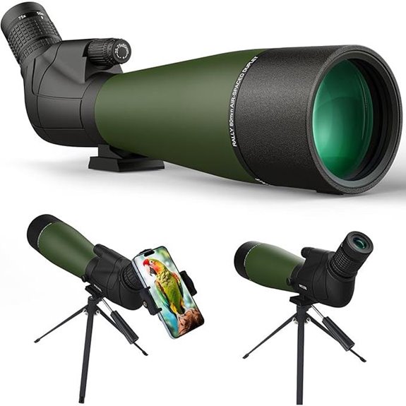 25-75X80/100 HD Waterproof Spotting Scope