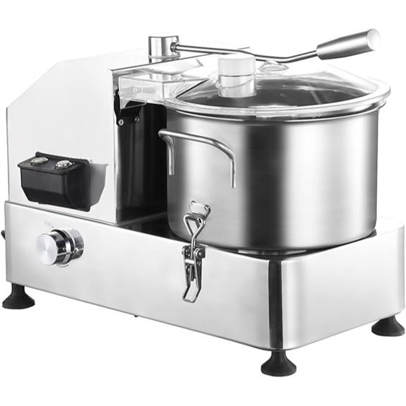 Commercial Food Processor 1800W Stainless Steel