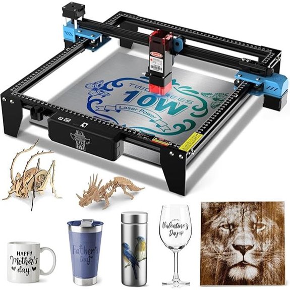 Twotrees TTS-10 Pro Laser Engraver with High Precision