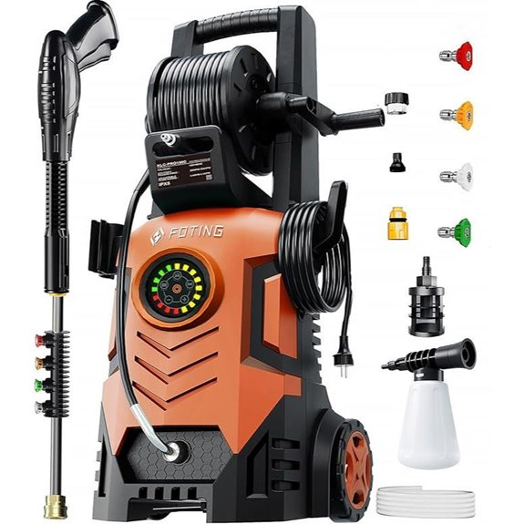 5000PSI Power Washer with Touch Screen and Accessories