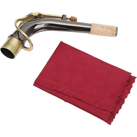 Professional Alto Saxophone Neck Set with Cleaning Cloths