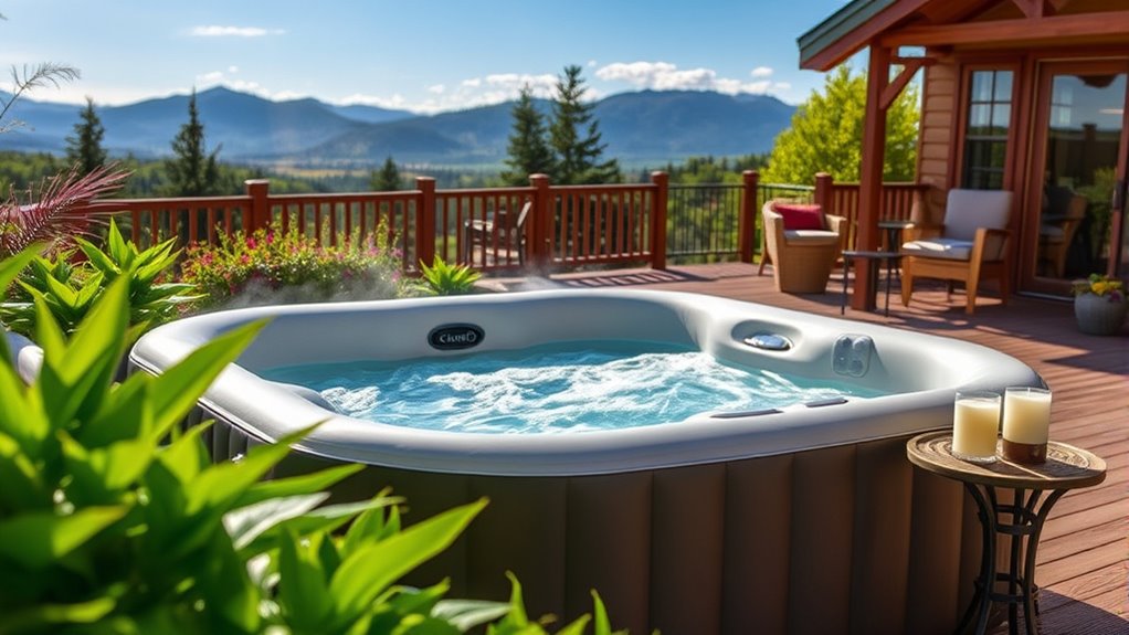 hot tub features and durability