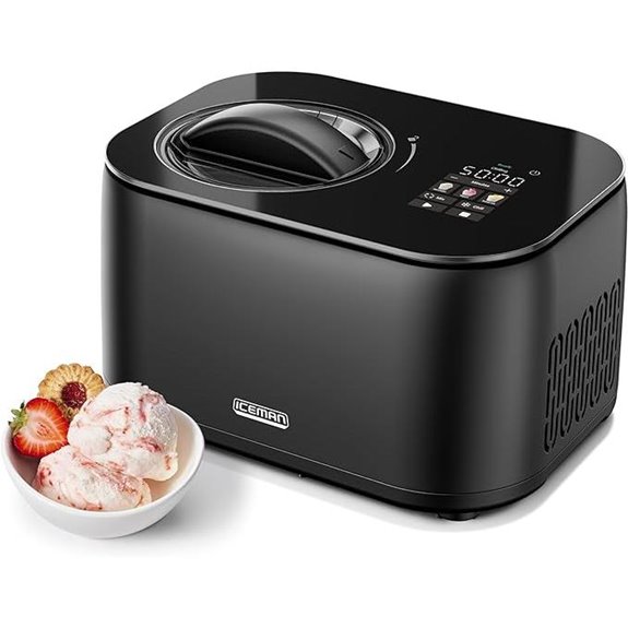 ice cream maker with compressor