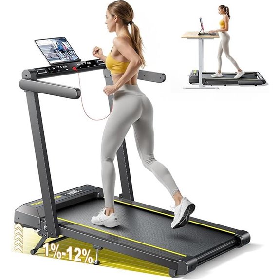 incline bluetooth walking treadmill