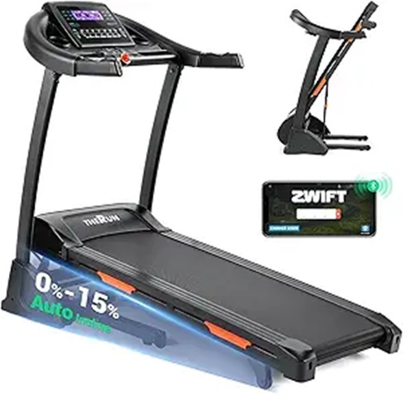 incline treadmill with app