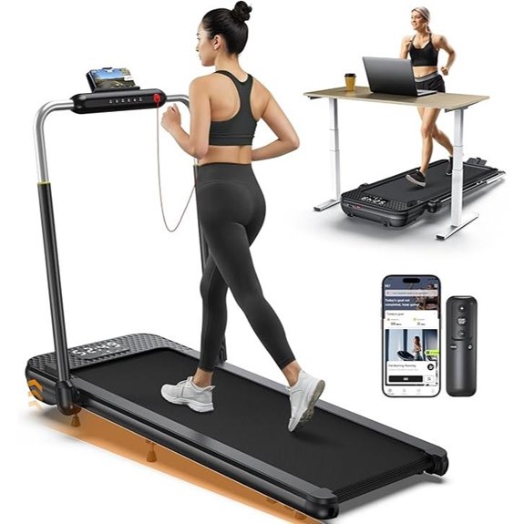incline treadmill with handles