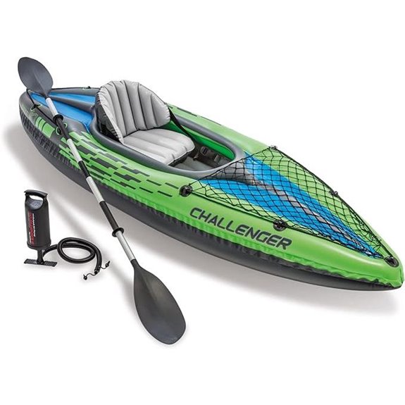 inflatable kayak with accessories