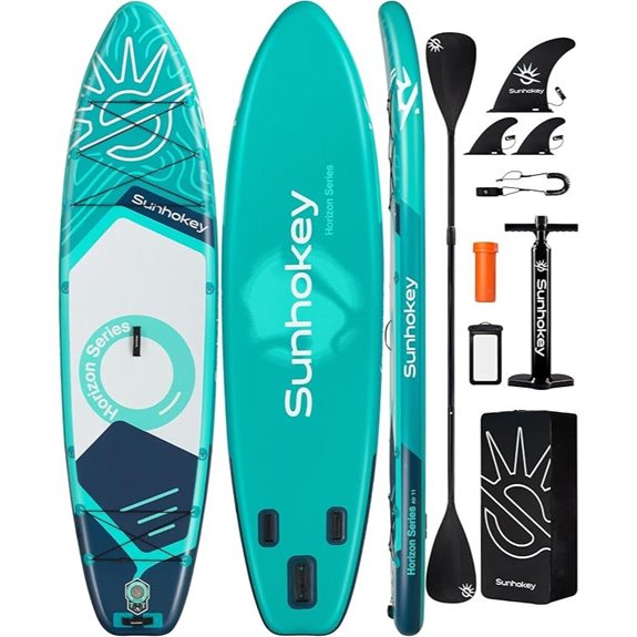 inflatable paddle board set