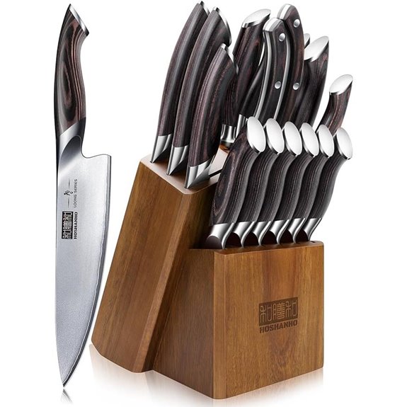 japanese knife set with sharpener