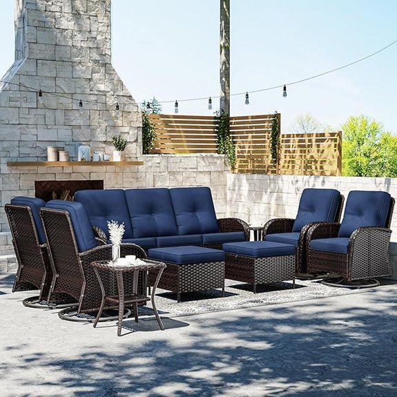 joyside patio wicker set