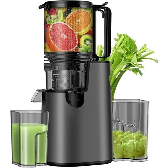 juicer with large opening