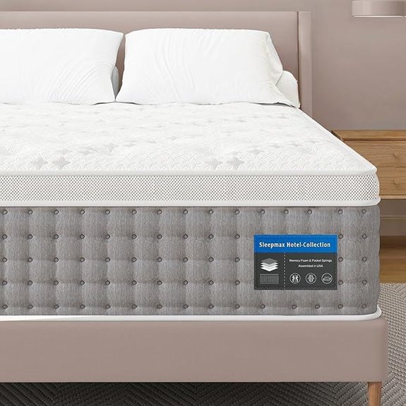 king sized hybrid mattress