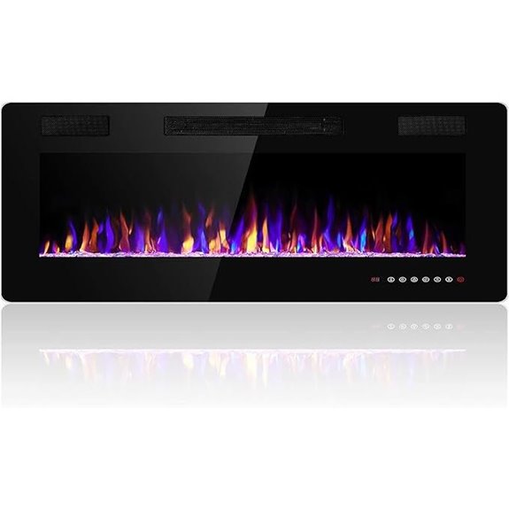36-Inch Electric Fireplace Insert with Remote