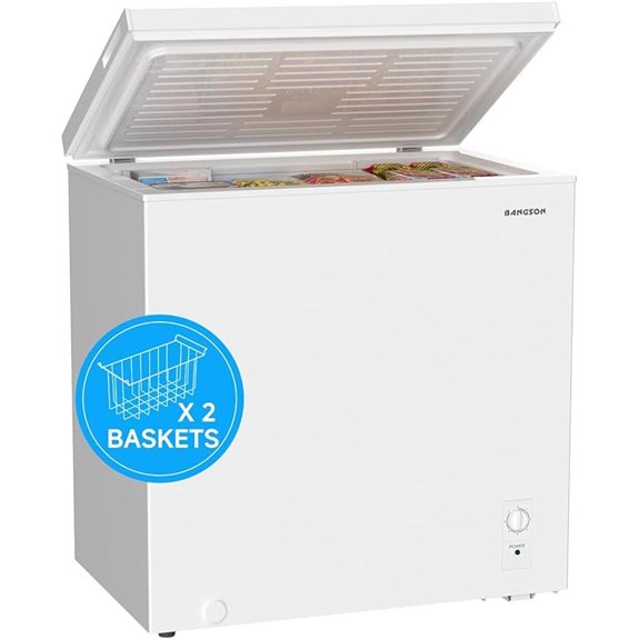 large capacity chest freezer