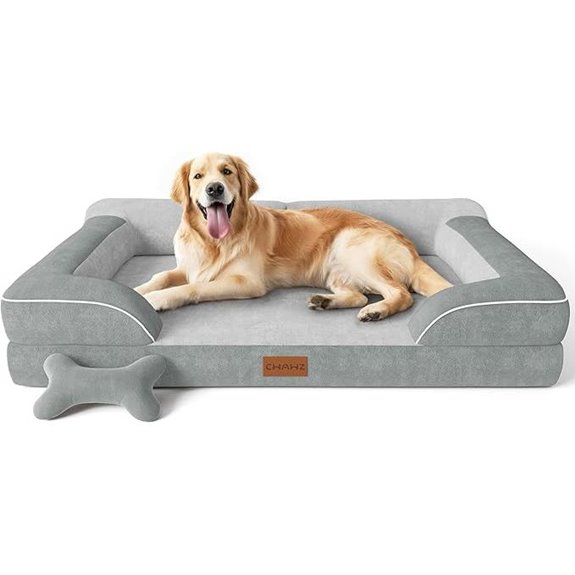 large cooling gel dog bed