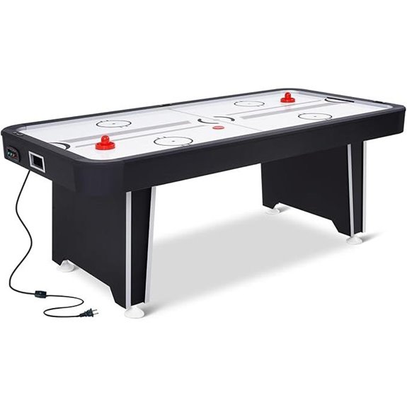 7ft Air Hockey Table with Digital Scoreboard