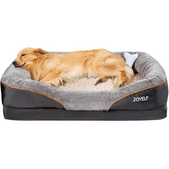 large memory foam dog bed