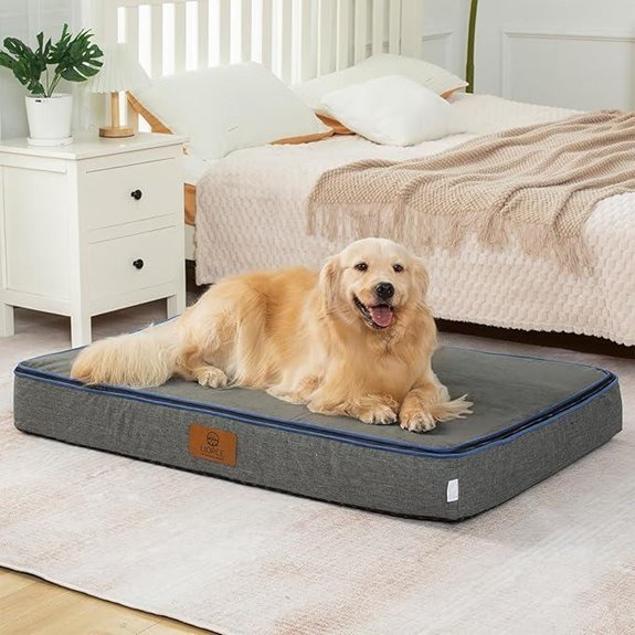 large orthopedic dog bed