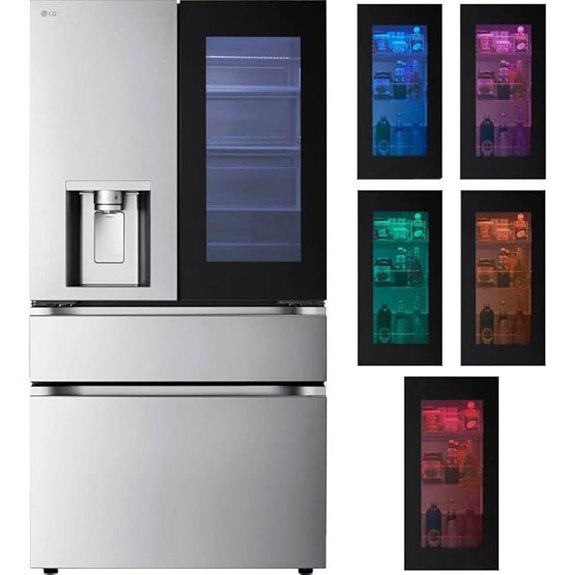 large smart french refrigerator