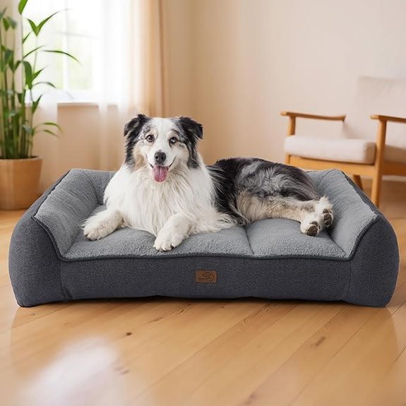 large waterproof dog bed
