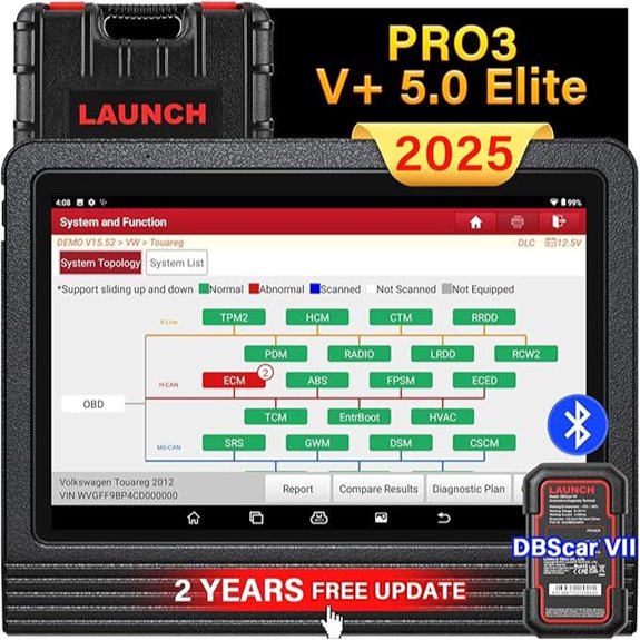 Launch X431 PRO3 V+ 5.0 Automotive Diagnostic Scanner