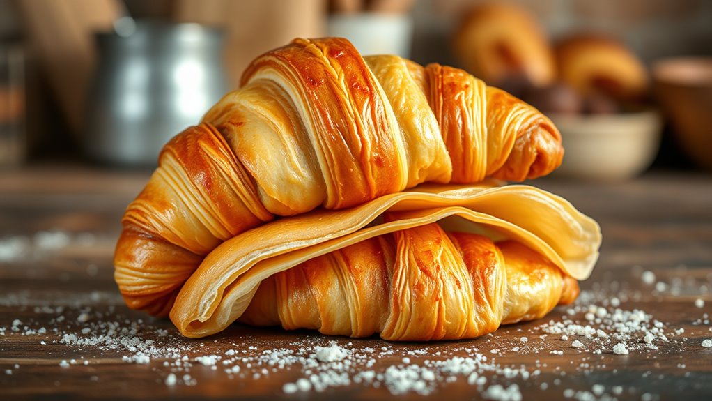 layered butter folding technique