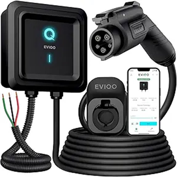 EVIQO Level 2 48 Amp EV Charger with J1772