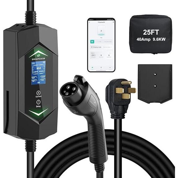 Level 2 EV Charger SAE J1772 40A 25ft