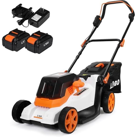 LIGO 40V Cordless Lawn Mower with Batteries