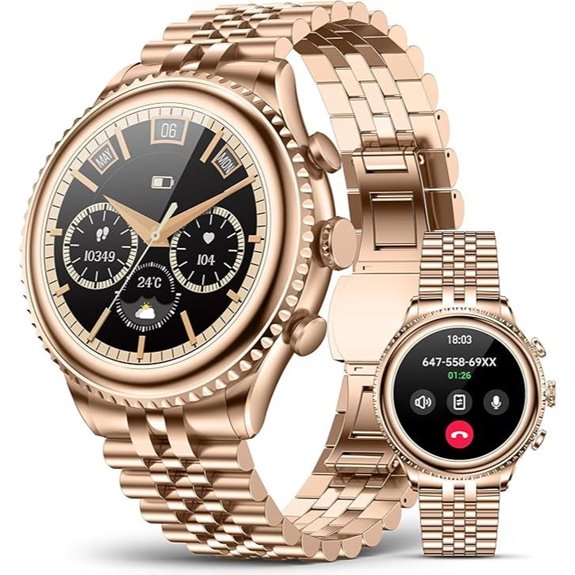 luxury men s amoled smartwatch