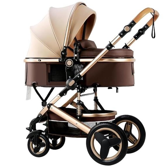 luxury stroller with bassinet