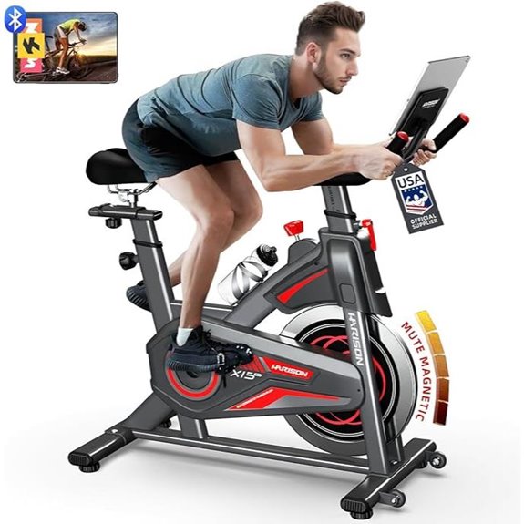 magnetic home exercise bike