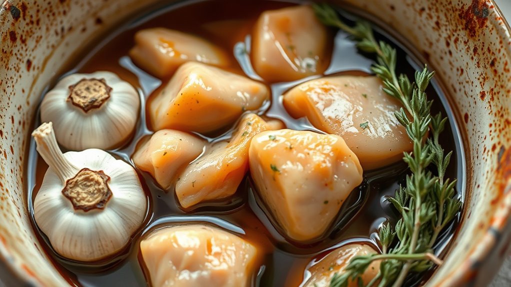 marinate vegetables safely properly