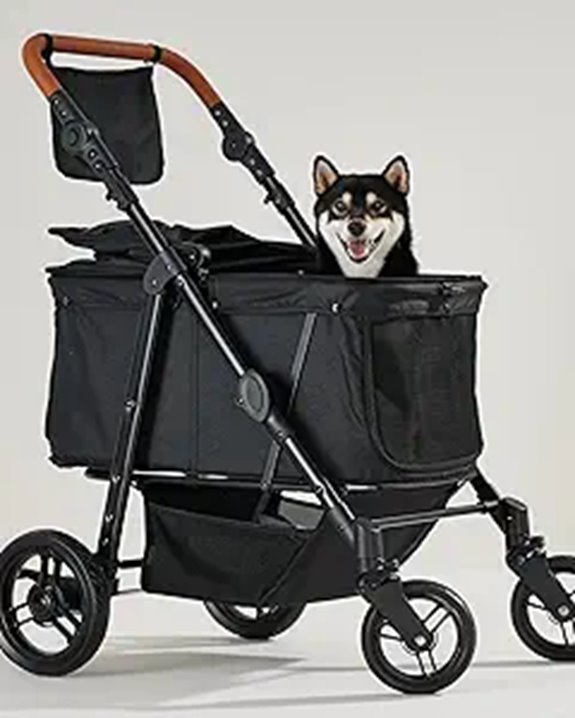 medium dog stroller weight limit