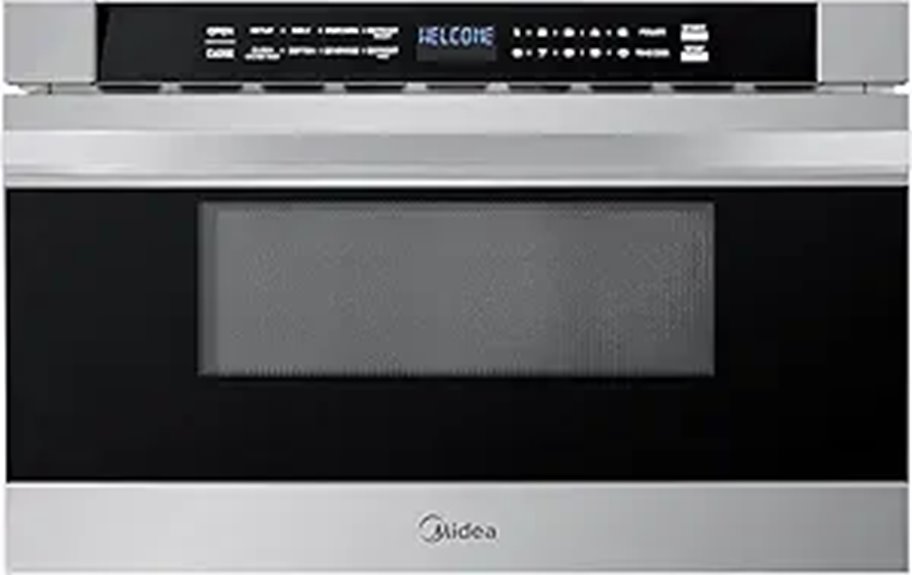 midea microwave child lock