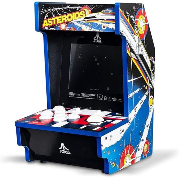 Arcade Classics Atari Asteroids Mini Countertop Game Console