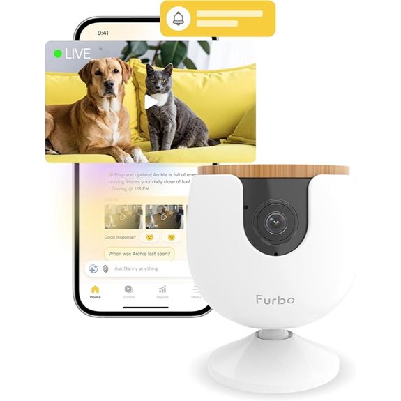 mini pet camera alerts