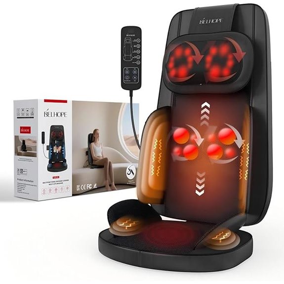 neck back heat massager