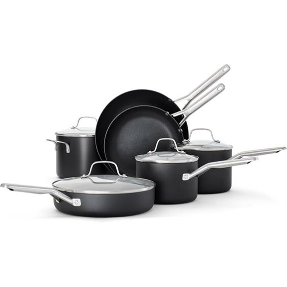 nonstick cookware 10 piece set