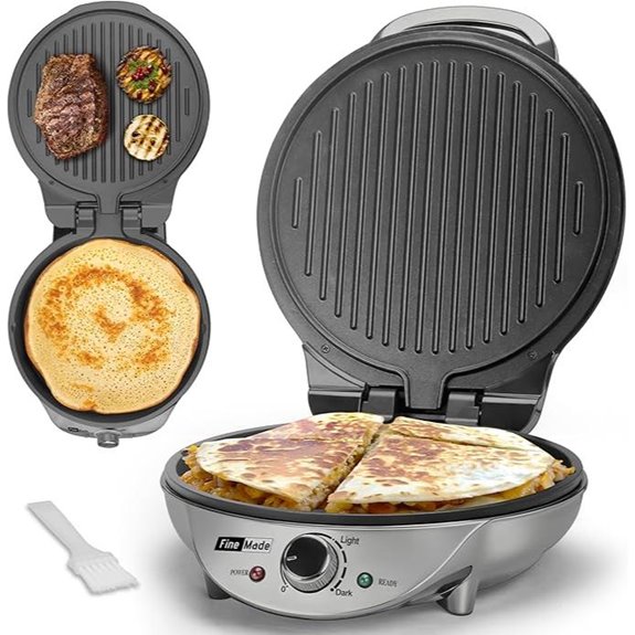 nonstick electric quesadilla maker