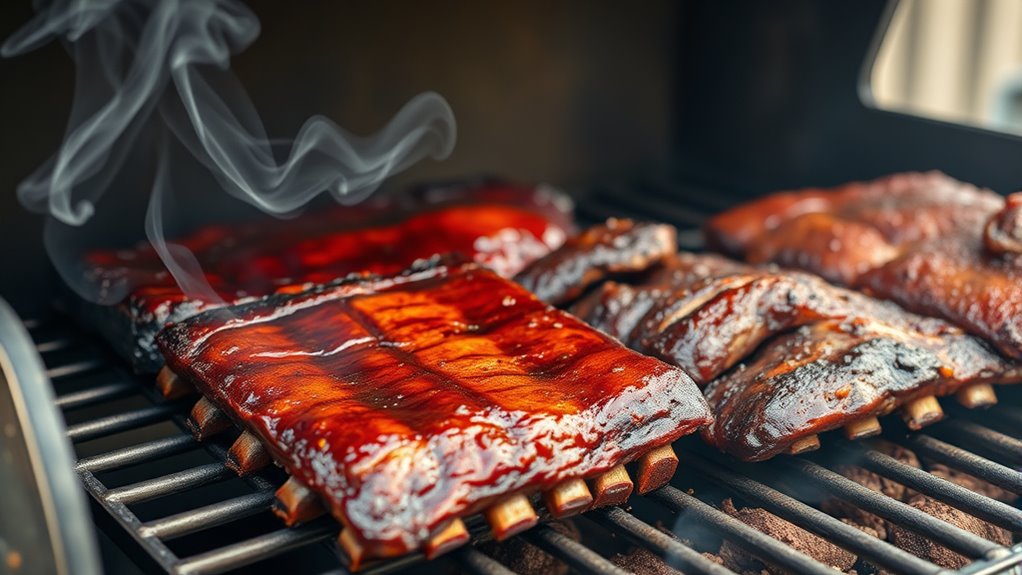 optimal smoking wood temperature