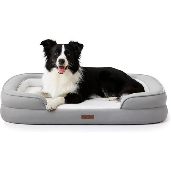 orthopedic faux fur bed