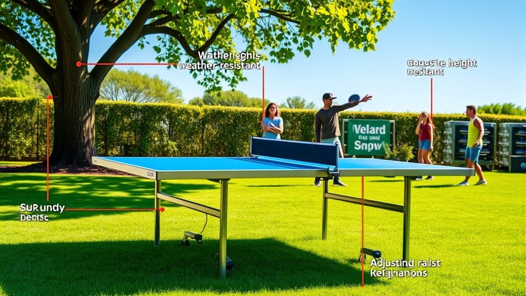 outdoor durability and size