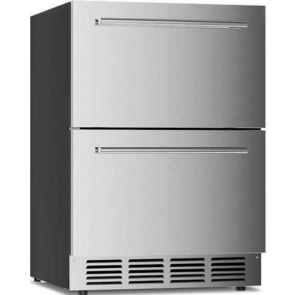 outdoor stainless steel beverage refrigerator